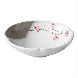 Mino ware Main Dish Bowl Gift Flower Pink Pottery Assortment