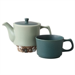 Mino ware Cup/Tumbler Gift Porcelain Cardboard Box Green