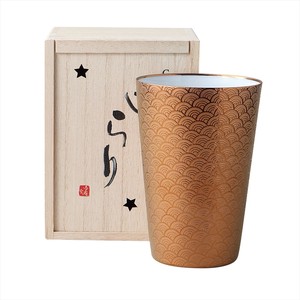 Mino ware Cup/Tumbler Gift Porcelain Seigaiha