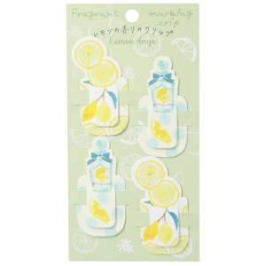 【クリップポケット】レモンデイズ 香るマーキングクリップ レモンツリー