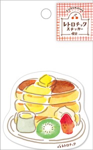 Furukawa Shiko Decoration Pancake Retro Chick Sticker Cafe