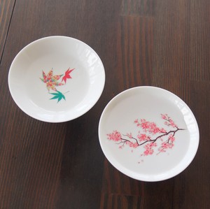 Mino ware Drinkware Changes with temperature White Cherry Blossoms Made in Japan