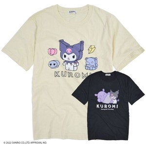 T-shirt Pudding T-Shirt Sanrio Characters KUROMI L