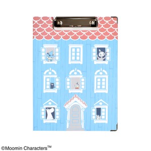 【ナース雑貨】ムーミン　クリップボード　MOOMIN HOUSE ブルー　ST-ZM0161