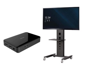 65V型 4K 電子黒板 レグザキャンバス TD-E655TS+MT-S50 キャスター付きスタンド+ZOTAC ミニPC PI335-G