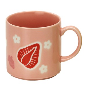 Mino ware Mug Porcelain Strawberry Pottery Fruits Made in Japan