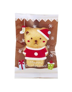 クリスマスベアーガス袋ブラウン クマ焼き菓子 個包装袋