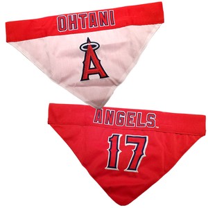 MLB公式 大谷翔平モデル リバーシブル バンダナ 犬 服 LOS ANGELES ANGELS　ロサンゼルス　エンゼルス 野球
