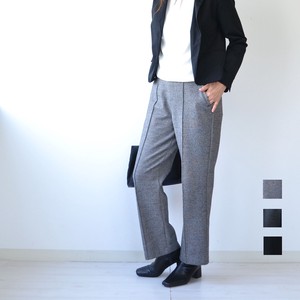 Full-Length Pant Pintucked Straight Made in Japan