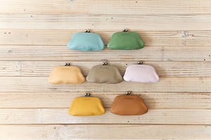 Coin Purse Gamaguchi Fluffy Texture Made in Japan