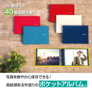 ミニポケットアルバム　高透明　2Lサイズ　40枚収容