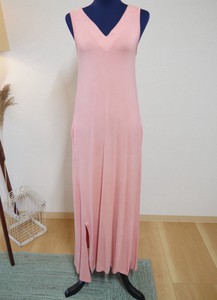 Casual Dress Plain Color Organic One-piece Dress M