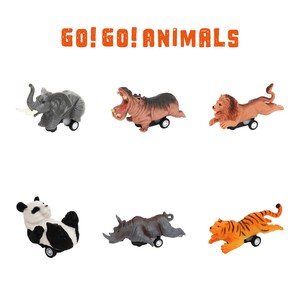 ユニークな動物ミニカー【GO!GO! ANIMALS】ゴーゴーアニマルズ
