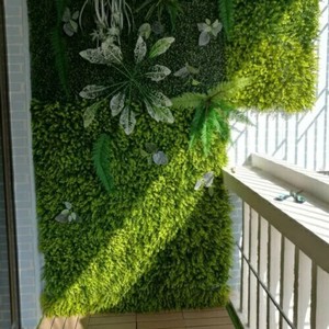 10個/個の人工植物の葉ヘッジアスマテナリーパネルの装飾壁のフェンス YMB1620