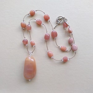 Pearls/Moon Stone Necklace Necklace