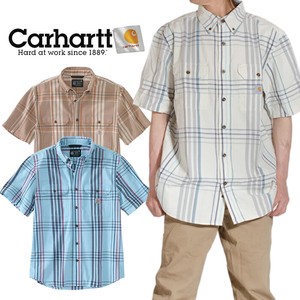 CARHARTT (カーハート) 半袖チェックシャツ　(ルーズ)