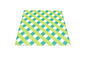 Decorative Product Square Green Yellow Green