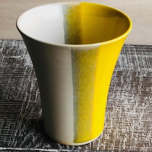 Kyo/Kiyomizu ware Cup/Tumbler Gift Yellow Made in Japan