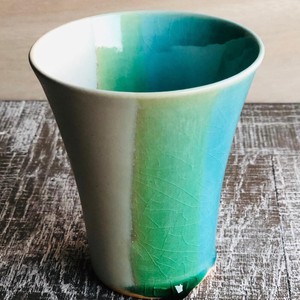 Kyo/Kiyomizu ware Cup/Tumbler Gift Blue Made in Japan