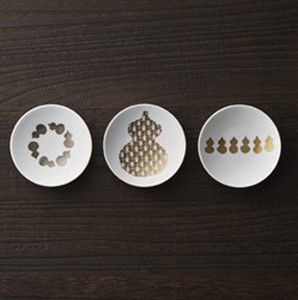 Hasami ware Small Plate Gift Set Mamesara M Made in Japan
