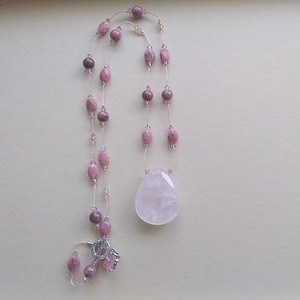 Rose Quartz Necklace Necklace