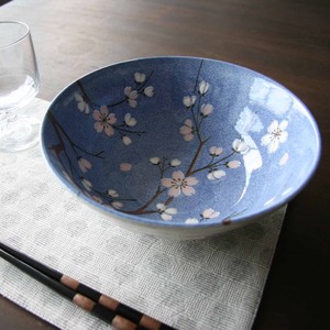富士桜　麺鉢【日本製　美濃焼　TONOTOKI　有古窯】