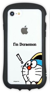 I'm Doraemon iPhoneSEハイブリッドクリアケース 通りぬけフープ IDR-28A