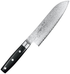 Shosui 69 layer steel Damascus Santoku Knife