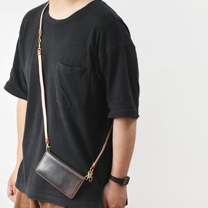 Small Bag/Wallet Cattle Leather Shoulder Strap Long