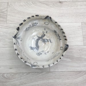 【特価品】13.6cm　花鳥盛鉢[日本製/美濃焼]