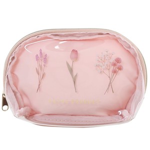 Pouch Pink Pocket Clear