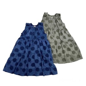 Kids' Casual Dress M Jumper Skirt Polka Dot Made in Japan