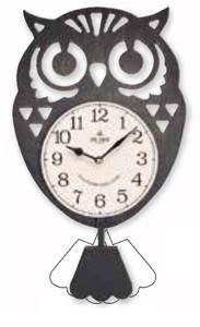 【ふりこ時計】フクロウ振り子時計　BK　164623