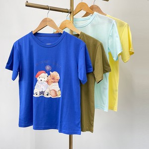 【2022夏新作】イラストプリントTシャツ　わんこ　レディースアパレル　ミセス　春夏