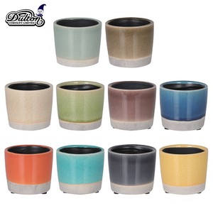 Color glazed pot cover（2号鉢目安）