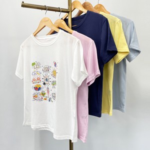 T-shirt Pudding Spring/Summer Ladies'