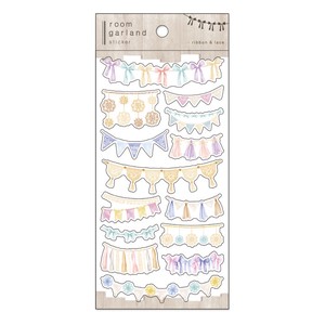 Stickers Room Garland Sticker Ribbon & Lace