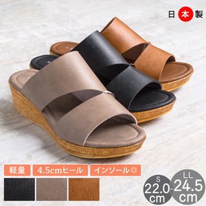 Sandals Wedge Sole Lightweight Ladies' Made in Japan