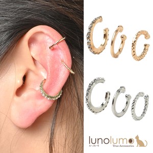 Clip-On Earrings Earrings sliver Ear Cuff Rhinestone Set of 3