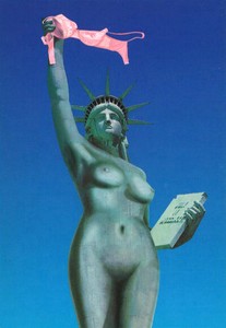 Postcard Statue Of Liberty