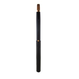 NLシリーズ　NL-10　広島県熊野の化粧筆　オートリップブラシ（平型）黒　毛質：イタチ 日本製