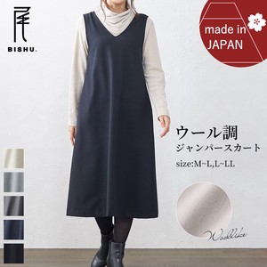 Jumper Dress Brushing Fabric Brushed Lining Jumper Skirt Autumn/Winter 2023 Made in Japan