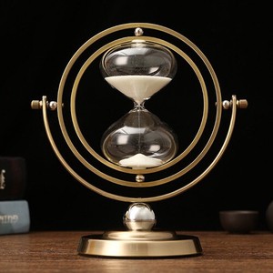 金具の砂時計タイマー 回転アイデア BQ1780