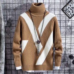秋冬 毛糸セーター タートルネック 紳士 BQ1298