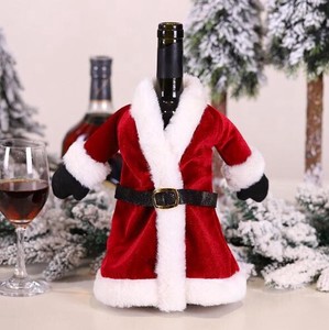 クリスマスドレスワインボトルセットスカートワインボトルデコレーション YMA758