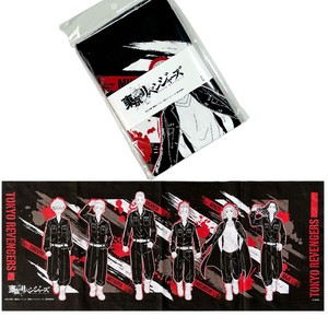 Gauze Handkerchief Tokyo Revengers black 34 x 90cm