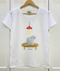 レディースTシャツ☆ちゃぶ台と猫【猫】
