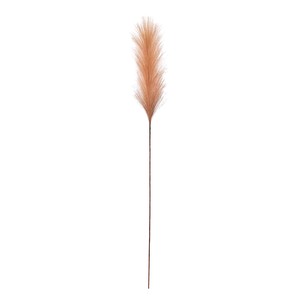 Artificial Plant Flower Pick Brown Feather M