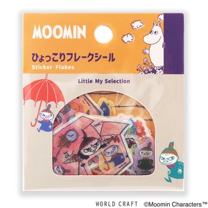 WORLD CRAFT Planner Stickers Full of Mii Character Stationery Moomin Flake Seal Set
