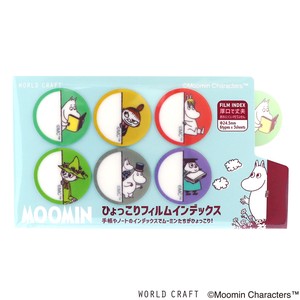 WORLD CRAFT Sticky Notes Moomin Film Index Maru Character Stationery